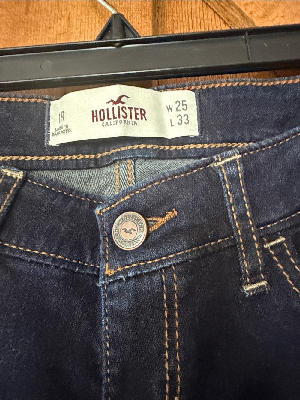 Hollister Dark Blue Women's Slim Bootcut Jeans - Picture 2 of 6